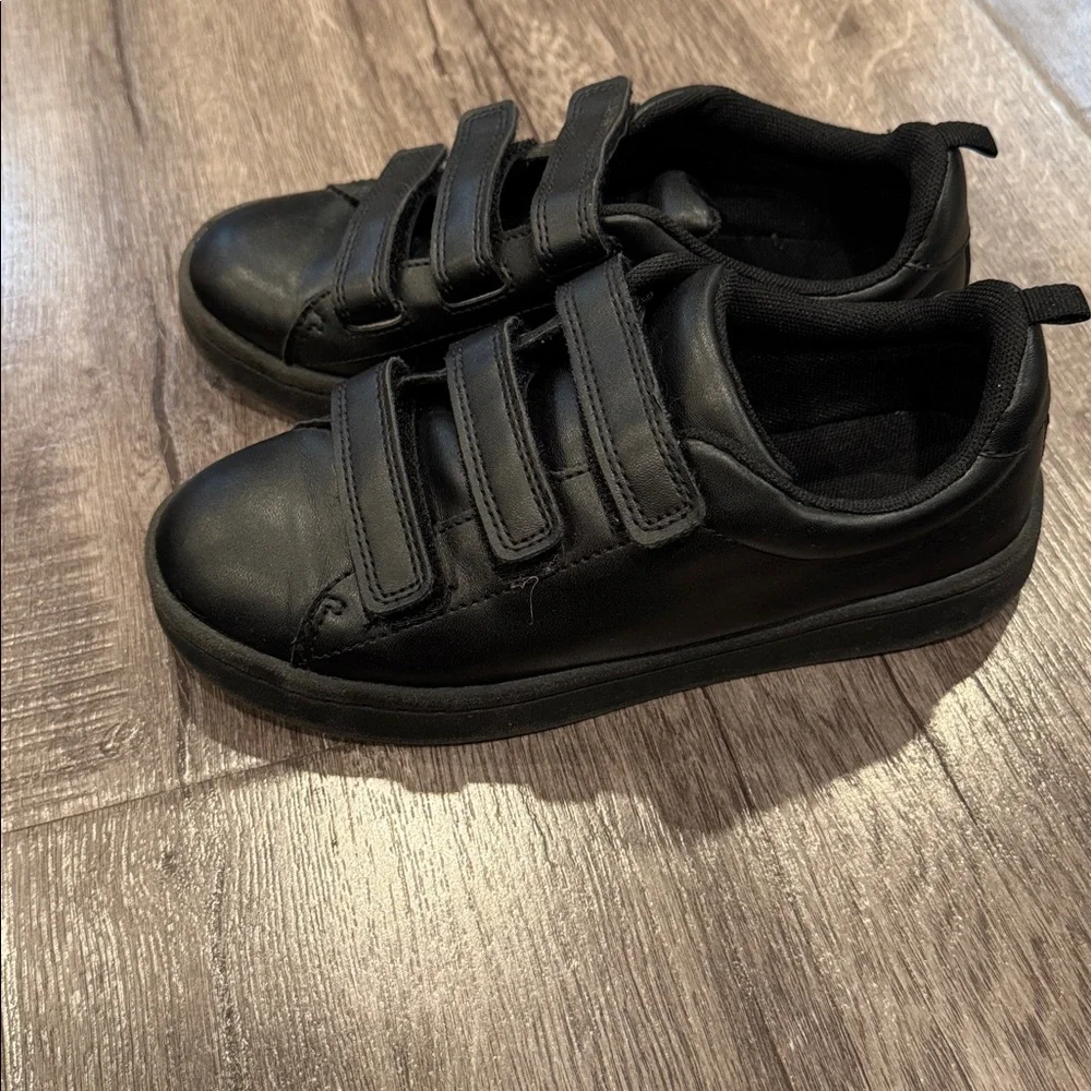 Kids /boys  set of two black dress shoes. Size 2